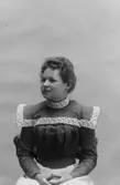 Anna Pettersson; Ingår i porträttsamlingen från Knut Wallins ateljé