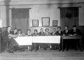 Studiecirkel vid logen 3105 Sörby i Borås år 1930.