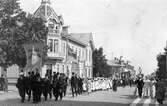 Nykterhetsdemonstration i Vara år 1907.