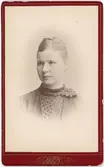 Kabinettsfotografi - kvinna, Uppsala