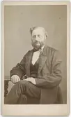 Kabinettsfotografi - inspektor Östman, Uppsala 1864