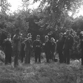 Öldrickande, Fyn. Danmark 1935.