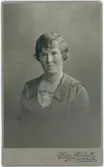 Kabinettsfotografi - kvinna, Uppsala