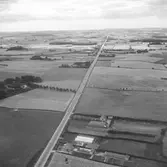Vy från Odinstornet som låg vid Odense. Tornet förstördes 1944. Danmark 1935.