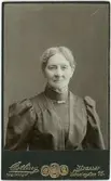 Kabinettsfotografi - Kristin Jansson, Uppsala 1908