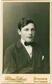 Kabinettsfotografi - ung man, Östhammar