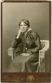 Kabinettsfotografi - kvinna, Östhammar