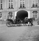 Prag-borgens andra borggård. Tjeckoslovakien-Ungern-Österrike 1935.