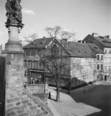 Utsikt över Kampa-ön sett från Karlsbron. Tjeckoslovakien-Ungern-Österrike 1935.