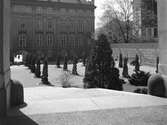 Det gamla palatset i Prag. Tjeckoslovakien-Ungern-Österrike 1935.