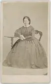 Kabinettsfotografi - Maria Ling, Uppsala 1863