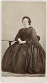 Kabinettsfotografi - Johanna Morin, Uppsala 1860-tal