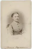 Kabinettsfotografi - Anna Nyman, Stockholm 1860-tal