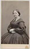 Kabinettsfotografi - Sophie Edberg, Stockholm 1860-tal