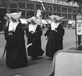Nunnor i Budapest. Tjeckoslovakien-Ungern-Österrike 1935.