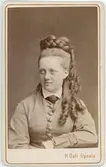 Kabinettsfotografi - Ida Lundberg, Uppsala 1875