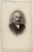 Kabinettsfotografi - director musices Jacob Axel Josephson, 1860-tal