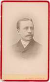 Kabinettsfotografi - bankdirektör Jakob Ulander, Uppsala 1880-tal