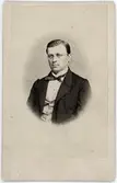 Kabinettsfotografi - professor Carl Mesterton, Uppsala 1860-tal