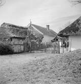 En bondgård i Ungern. Tjeckoslovakien-Ungern-Österrike 1935.