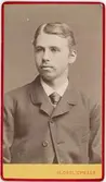 Kabinettsfotografi - Bernhard Palmgren, Uppsala 1880-tal