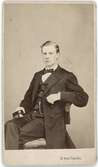 Kabinettsfotografi - student J Linnell, Uppsala 1865