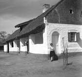 Ett hus i Vörs. Tjeckoslovakien-Ungern-Österrike 1935.