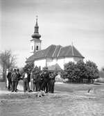 Sankt Martins kyrka i Vörs. Tjeckoslovakien-Ungern-Österrike 1935.