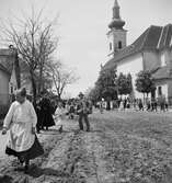 Sankt Martins kyrka i Vörs. Tjeckoslovakien-Ungern-Österrike 1935.
