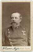 Kabinettsfotografi - major Wiman, Uppsala 1870-tal