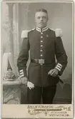 Kabinettsfotografi - man i uniform, Stockholm