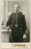 Kabinettsfotografi - man i uniform, Stockholm