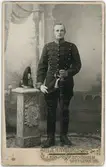 Kabinettsfotografi - man i uniform, Stockholm