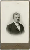 Kabinettsfotografi - ung man, Östhammar