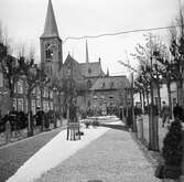 Sint Jeroens-kyrkan i Noordwijk-Binnen. Tyskland-Holland-Belgien 1938.