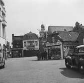 En stadsgata i Noordwijk aan Zee. Tyskland-Holland-Belgien 1938.