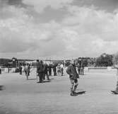 Frognerparken i Oslo. Norge 1946.