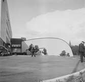 Rikskringkastningen (radiohuset) i Aker. Oslo. Norge 1946.