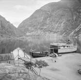 Färjan i Sogn. Norge 1946.