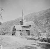 Loms stavkyrka. Norge 1946.