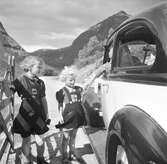 Grindslanten överlämnas. Norge 1946.