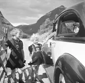 Grindslanten överlämnas. Norge 1946.