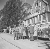 Dombås restaurang. Norge 1946.