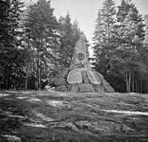 Minnesmonument över slaget vid Oravais. Finland.
