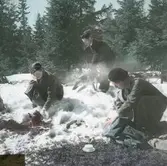 Kaffekokning senvintern vid Gådeå