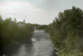 Sävarån från landsvägsbron.
Märkt G Berglunds Ljusbildstillverkning