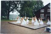 Dansföreställning vid Forsviks bruk, juli 2002.