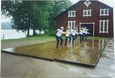 Dansföreställning vid Forsviks bruk, augusti 2002.