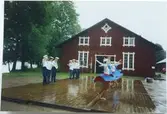 Dansföreställning vid Forsviks bruk, augusti 2002.
