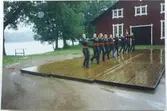 Dansföreställning vid Forsviks bruk, augusti 2002.